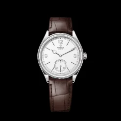 Rolex 1908: 39 mm, white gold with an alligator leather strap, m52509-0006
