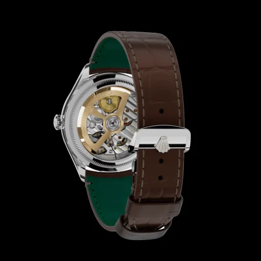 Rolex 1908: 39 mm, white gold with an alligator leather strap, m52509-0006