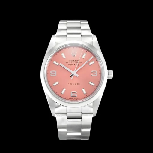 Rolex Air-King Pink Quarter Arabic 14000