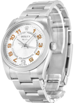 Rolex Air-King Silver Arabic 114200