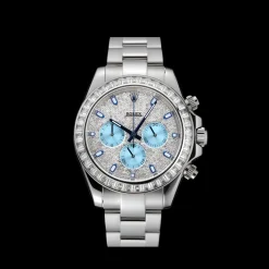 Rolex Cosmograph Daytona Diamond Dial Stainless Steel Case And Bracelet 1454251