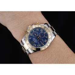 Rolex Cosmograph Daytona Blue Dial Two Tone Stainless Steel Bracelet 1454246