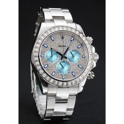 Rolex Cosmograph Daytona Diamond Dial Stainless Steel Case And Bracelet 1454251