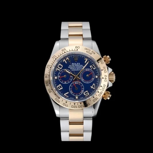 Rolex Cosmograph Daytona Blue Dial Two Tone Stainless Steel Bracelet 1454246