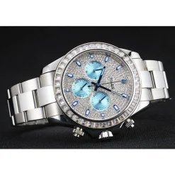 Rolex Cosmograph Daytona Diamond Dial Stainless Steel Case And Bracelet 1454251