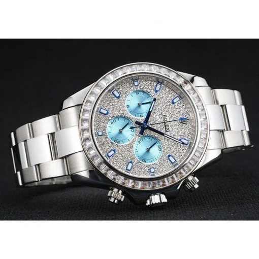 Rolex Cosmograph Daytona Diamond Dial Stainless Steel Case And Bracelet 1454251
