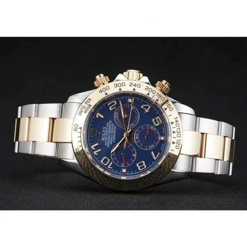 Rolex Cosmograph Daytona Blue Dial Two Tone Stainless Steel Bracelet 1454246