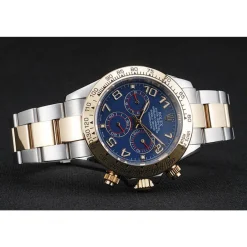 Rolex Cosmograph Daytona Blue Dial Two Tone Stainless Steel Bracelet 1454246