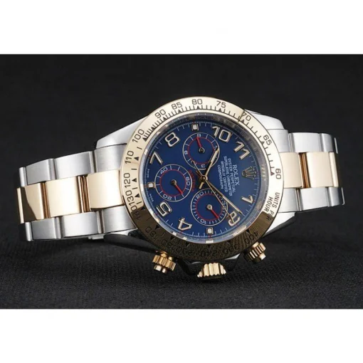 Rolex Cosmograph Daytona Blue Dial Two Tone Stainless Steel Bracelet 1454246