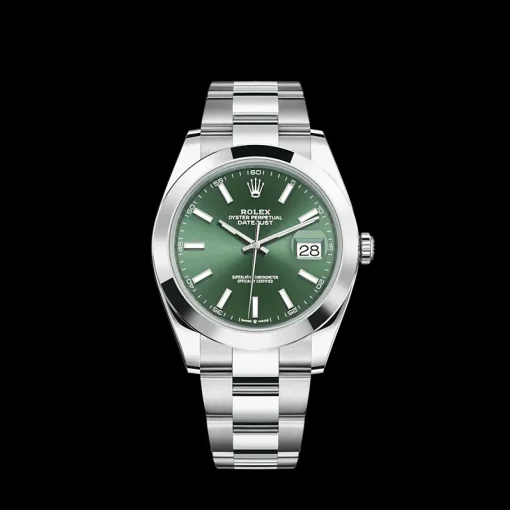 Rolex Datejust 126300 41mm Mint green (Oyster)