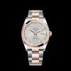 Rolex Datejust 126201 36mm Silver, fluted motif (Oyster)