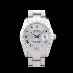 Rolex Datejust Diamond Bezel Silver Dial 7468