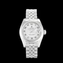 Rolex Datejust Lady Silver Diamond Dial 179174