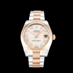 Rolex Datejust Mid-Size Pearl-White Dial 178241