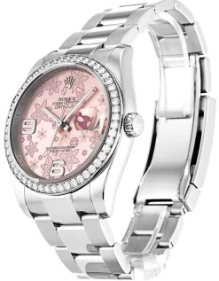 Rolex Datejust Pink Floral Dial 116244