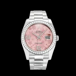 Rolex Datejust Pink Floral Dial 116244