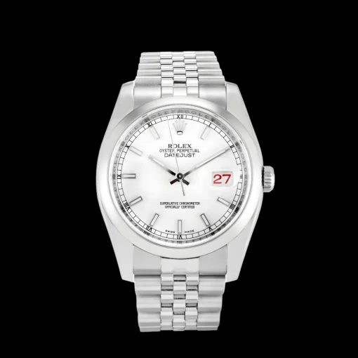 Rolex Datejust White Dial 116200