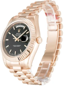 Rolex Day-Date II Black Dial 218235