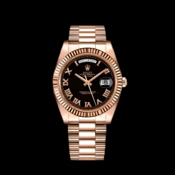 Rolex Day-Date II Black Dial 218235