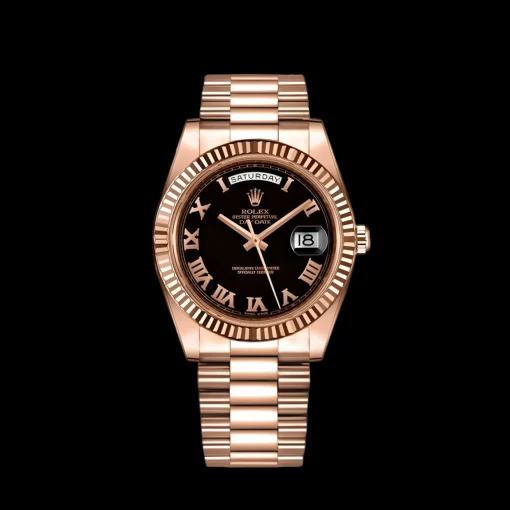 Rolex Day-Date II Black Dial 218235