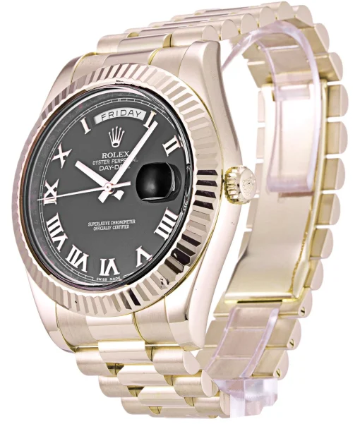 Rolex Day-Date II Black Dial 218235