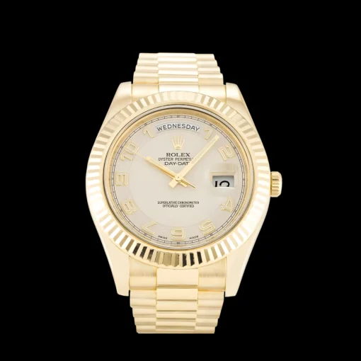Rolex Day-Date II Ivory Dial 218238