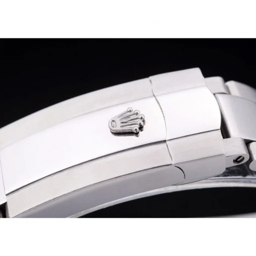 Rolex Day-Date Polished Silver Bezel White Dial 7470