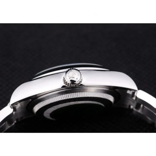 Rolex Day-Date Polished Silver Bezel White Dial 7470