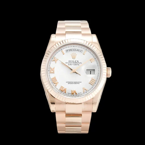 Rolex Day-Date White Dial 118235
