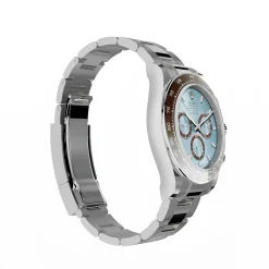 Rolex Daytona Cosmograph: Oyster, 40 mm, Platinum, Dial ice blue, m126506-0001