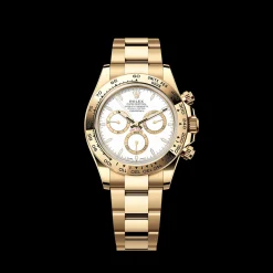 Rolex Daytona Cosmograph: Oyster, 40 mm, yellow gold, Dial White m126508-0001