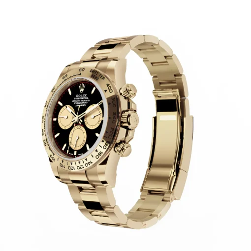 Rolex Daytona Cosmograph: Oyster, 40 mm, Yellow gold, Black and champagne-colour dial, m126508-0002
