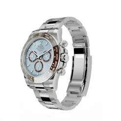 Rolex Daytona Cosmograph: Oyster, 40 mm, Platinum, Dial ice blue, m126506-0001