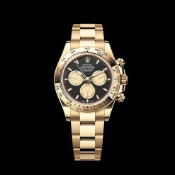 Rolex Daytona Cosmograph: Oyster, 40 mm, Yellow gold, Black and champagne-colour dial, m126508-0002