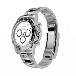 Rolex Daytona Cosmograph: Oyster, 40 mm, Black, White dial, m126500ln-0001