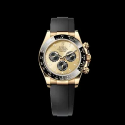 Rolex Daytona Cosmograph: Oyster, 40 mm, Yellow gold, Golden and bright black dial, m126518ln-0012