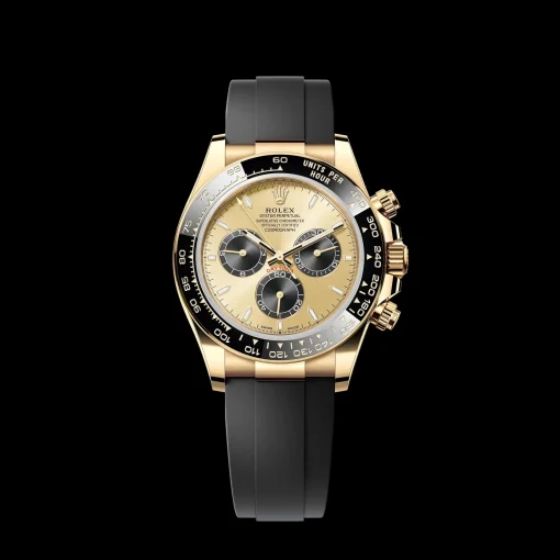 Rolex Daytona Cosmograph: Oyster, 40 mm, Yellow gold, Golden and bright black dial, m126518ln-0012