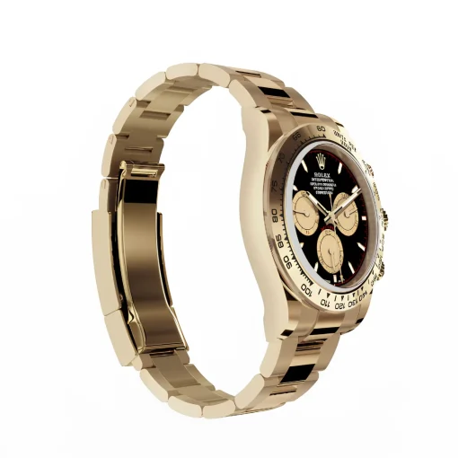 Rolex Daytona Cosmograph: Oyster, 40 mm, Yellow gold, Black and champagne-colour dial, m126508-0002