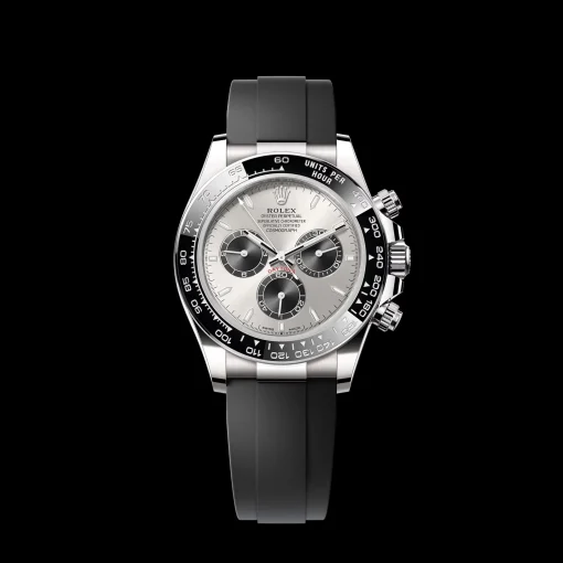 Rolex Daytona Cosmograph: Oyster, 40 mm, White gold, Steel and bright black dial, m126519ln-0006