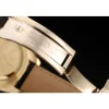 Rolex Daytona Gold Case Blue Dial Black Leather Strap