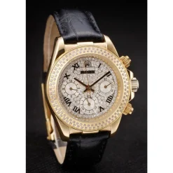 Rolex Daytona Lady Gold Case Crystal Studded Bezel Crystal Studded Dial 98238