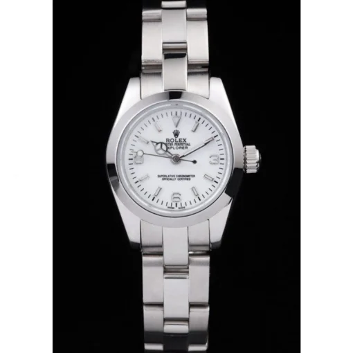 Rolex Explorer Polished Stainless Steel White Dial 98088