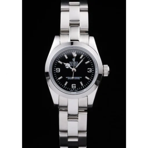 Rolex Explorer Polished Stainless Steel Black Dial 98089