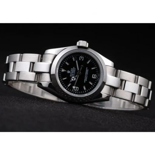 Rolex Explorer Polished Stainless Steel Black Dial 98089