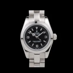 Rolex Explorer Polished Stainless Steel Black Dial 98089