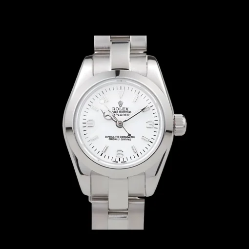 Rolex Explorer Polished Stainless Steel White Dial 98088