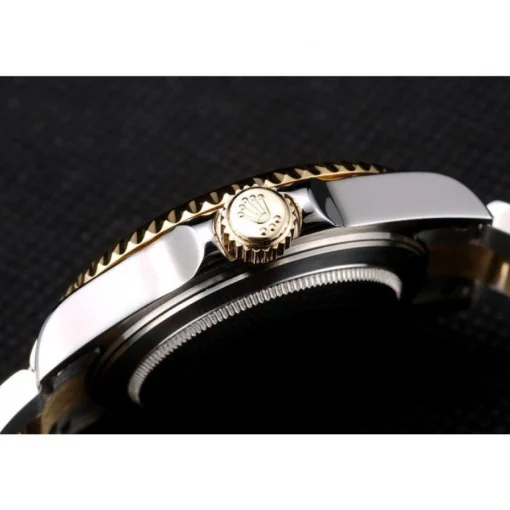 Rolex GMT Master II Gold Colored Ceramic Bezel Brown Dial Watch