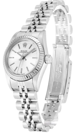 Rolex Lady Oyster Perpetual 26mm Silver 76094