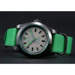 Rolex Milgauss Bamford Green Nylon Strap 622004