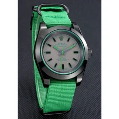 Rolex Milgauss Bamford Green Nylon Strap 622004
